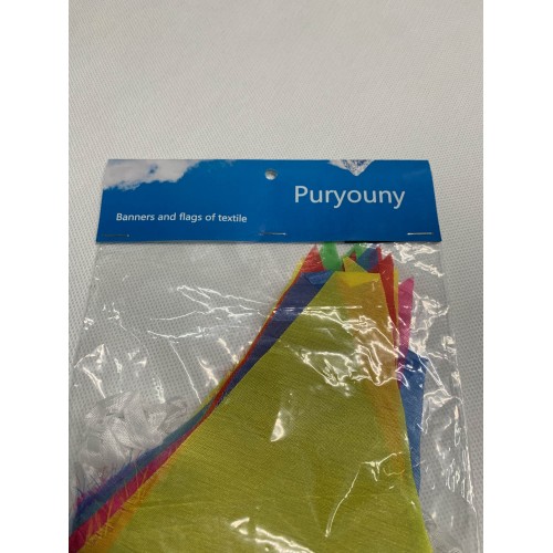 Puryouny Colorful Banners and Flags of Textile – Vibrant Decor for Celebrations, Parties, and Events