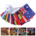 Puryouny Soccer Cup Decorative Flags String – Celebrate Sports Events with Vibrant Hanging Decor